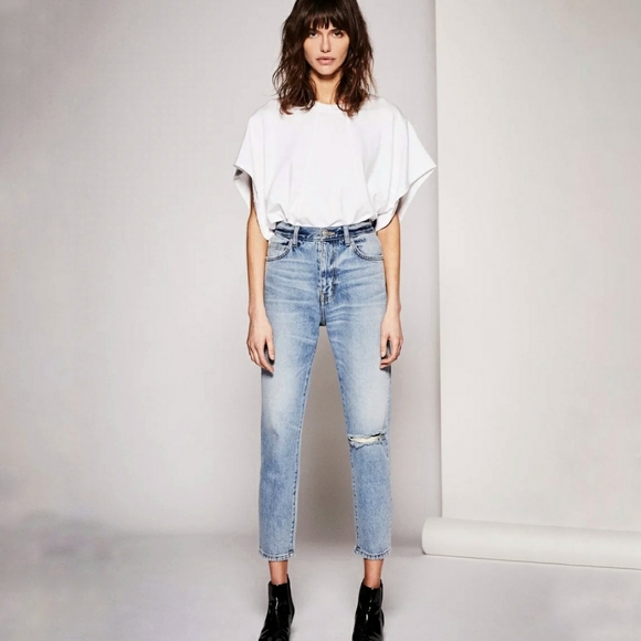 Current/Elliott Denim - Current Elliott The Vintage Slim High Rise Jeans 2